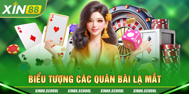 Biểu tượng các quân bài lạ mắt