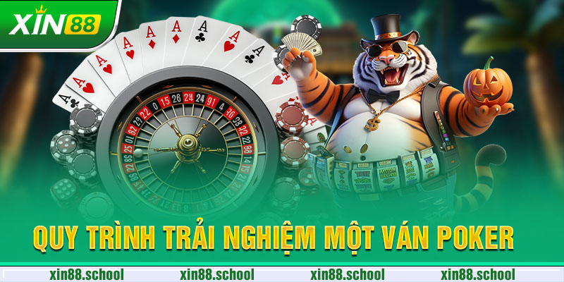 Quy trình trải nghiệm một ván Poker